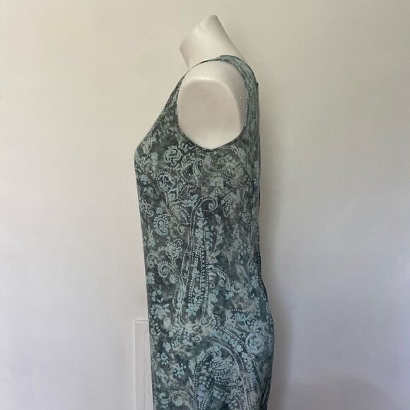 Dress Barn Y2K 90s batik midi dress - Picture 5 of 10